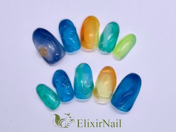 エリクサーネイル 池袋(Elixir Nail)/定額b カジュアル/クーポン使用