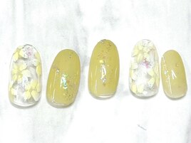 simple クリアベース花