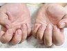 【HAND】お手入れが行き届いている印象☆艶々ぷっくりクリアジェルネイル