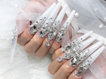 ★ホワイト×シルバーロング★