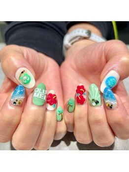 ママジェンヌ(mamA sIenne)/キャラネイル/オウルくん