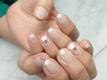 エヌエーブランカ 東白楽店(n.a.blanca)/きらきらチークネイル