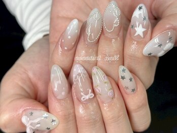 ココナッツ 四ツ谷店の写真/やりたかった流行りのデザインを思いのままに！お持ち込み大歓迎☆【持ち込みコース￥8800～】