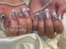 ピンクジュエリー(Pink Jewelry.)の雰囲気(持ち込み画像も大歓迎!#ピンクネイル#推しネイル も大人気☆)