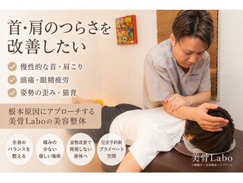 美骨ラボ 自由が丘(美骨Labo)の写真/【国家資格の精密美容整体】歪みをピタッと整え、エラ・左右差もシュッと解消。解剖学から導く理想の造形美