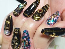 ネイル ゴシップ(Nail Gossip)/bySaico 棺桶ネイル！
