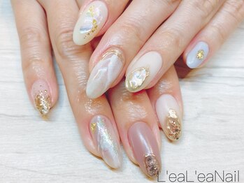 レアレアネイル(Lealeanail)/【パラジェル】ニュアンスネイル