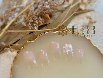 ネイルアンドアイラッシュ ブレス エスパル山形本店(BLESS)/さりげない冬ネイル♪