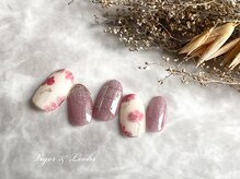 ヴィガー アンド ルックス 白金 目黒(Vigor&Looks)/フラワー　花　ラメ　ミラー　