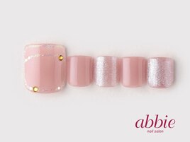 ラメフレンチフット　￥12606