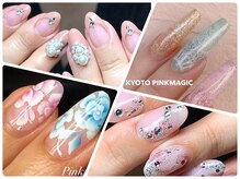 ピンクマジック(PINKMAGIC)の雰囲気（ネイルカラー300色以上、ラメも豊富。長さだしもお任せください!）
