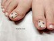 ホワイトネイル(WHITE NAIL)の写真/【クーポンオフ込4980円～/フットのARTも豊富！持ち込みデザインもOK】大人可愛いデザインで魅せる指先に