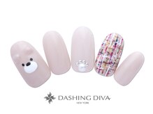 ダッシングディバ 中野マルイ店(DASHING DIVA)/期間限定アニマルネイル　クマ