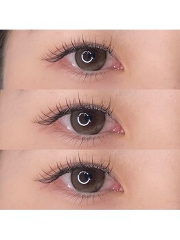 オーク アイラッシュアンドネイル たまプラーザ(OAK)/カラーエクステで映える目元♪