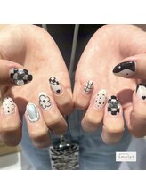 アミュレット 金剛店(amulet)/モノトーンネイル