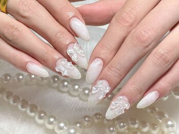 ナナアンドコー(Nana&Co.)/レースネイル、リボンネイル