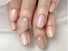 ヘアーアンドネイル ルシア(Hair&Nail Lucia)/持ち込みツイードネイル