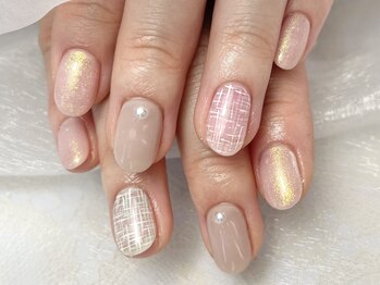 持ち込みツイードネイル