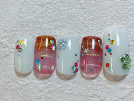 マグネットネイル　ボーダー