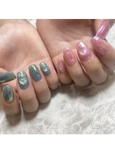 キャッツアイ東京 新宿店(Cat's eye TOKYO)/うるうるオーロラネイル