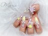 【Hand/アートネイル】１0本アート★店内パーツ付け放題！持ち込み画像OK♪