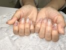 紫陽花ネイル