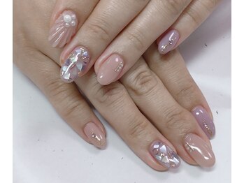 ヌーディーシェルネイル