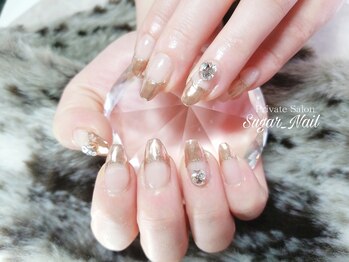 シュガーネイル(sugar nail)/ミラーフレンチ