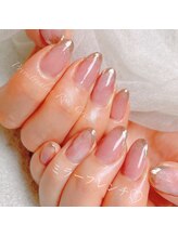 ローズクレア(Rose Crea)/華やかニュアンスネイル