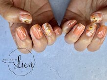 ネイルルーム リアン(NailRoom Lien)/ひまわりネイル