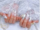 フラワーアートネイル☆