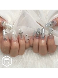 おまかせキラキラネイル