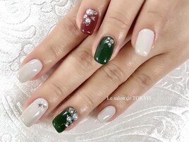 クリスマスネイルデザイン