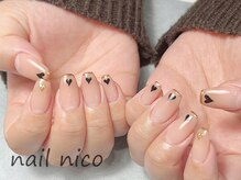 ネイルニコ(nail nico)/大人ハートのバレンタインネイル
