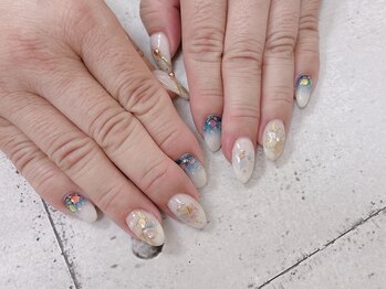 ネイル ビューティーマジック 葛西本店/フラワーシェルネイル