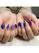 ネイルサロン ソレイユ(Nailsalon Soleil)/紫陽花ネイル♪