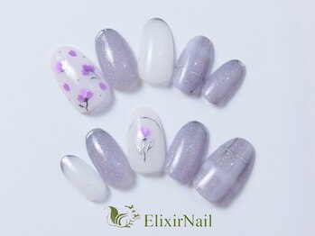 エリクサーネイル 神田(Elixir Nail)/シンプル/クーポン使用