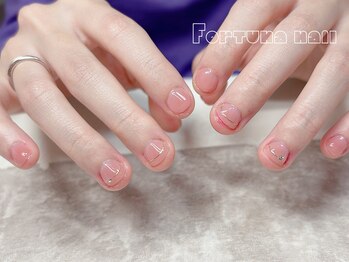フォルトゥーナ 神田(Fortuna)/深爪ショットネイルシンプル