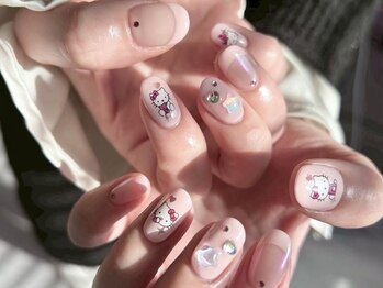 シオネイルサロン 下北沢2号店(sio.nailsalon)/パーツ込おまかせコース(90min)