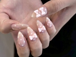 ピンクドットネイル Miyuu