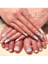 ネイルサロンクリアヴィラ(nail salon clear villa)/ゴージャスタイダイ