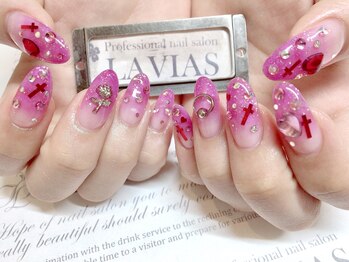 プロフェッショナル ネイルサロン ラヴィアス(LAVIAS)/【ジェル】10本アートし放題