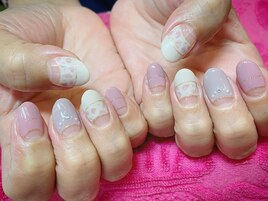 優しいレオパードネイル☆