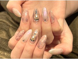 6月　キラキラニュアンスネイル