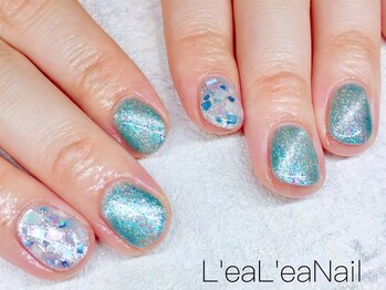 レアレアネイル(Lealeanail)/【パラジェル】シェルネイル