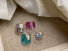 ハローネイル(Hello! Nail)/フット親指デザイン