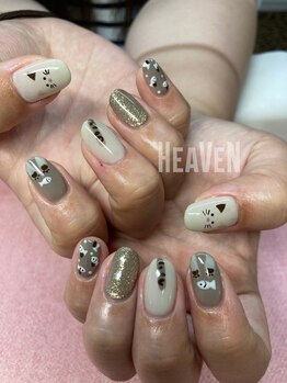 ネイルサロンヘヴン 国分店(Nail SaLoN Heaven)/猫ネイル
