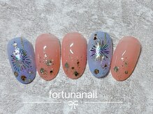 フォルトゥーナ 神田(Fortuna)/花火ネイルデザイン/神田ネイル