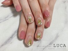 ネイルアトリエルカ(nail atelier LUCA)/R-13 &nbsp;大人可愛いピンクネイル