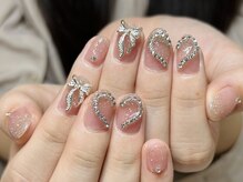 ウサギネイル 新大久保店(usagi nail)/リボンネイ